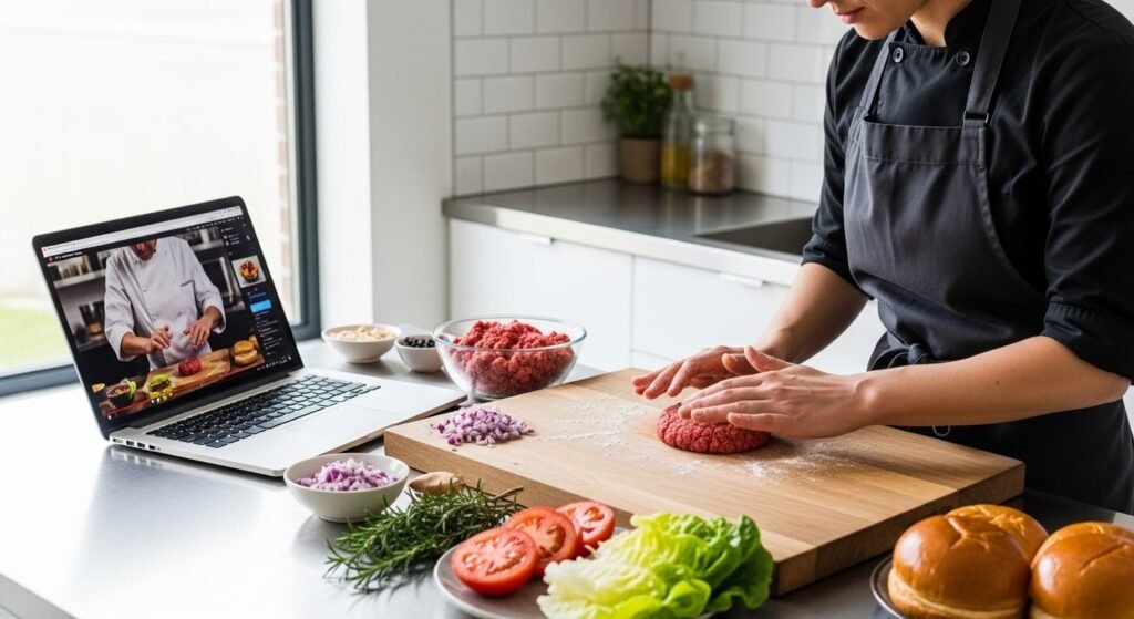 curso de hambúrguer artesanal online