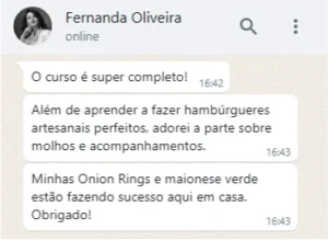 Curso de hambúrguer artesanal