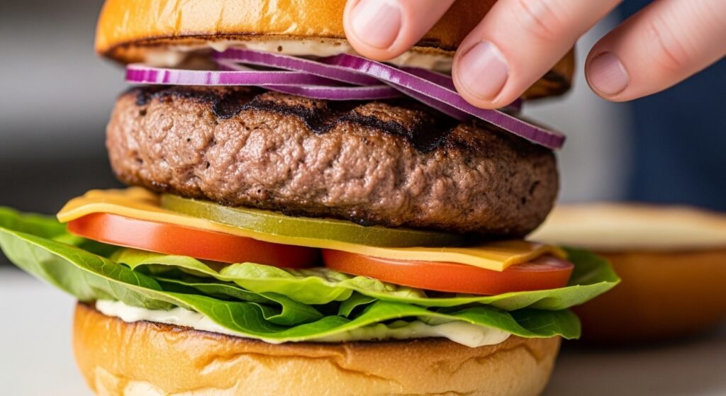 hambúrguer artesanal vs industrial