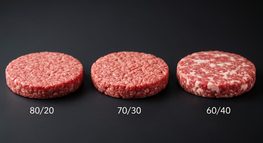 proporção ideal de gordura no hambúrguer